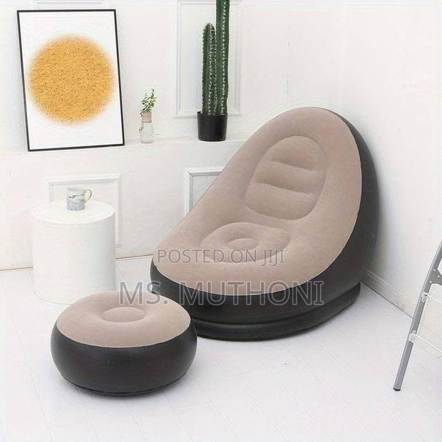 New Design Colorful Inflatable Lazy Sofa,Foot Rest Pump - thumbnail 3