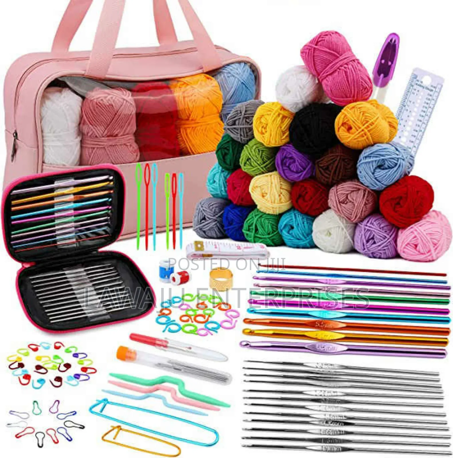 113 PCS Crotchet Tool Set
