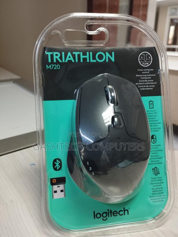 Logitech M720 Triathlon Multi-Computer Wireless Mouse - main view