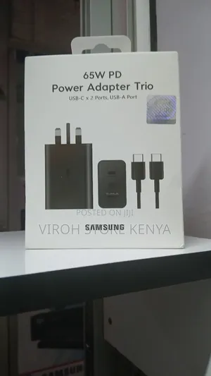 65 Watts Samsung Power Adapter Trio Phone Charger C to C