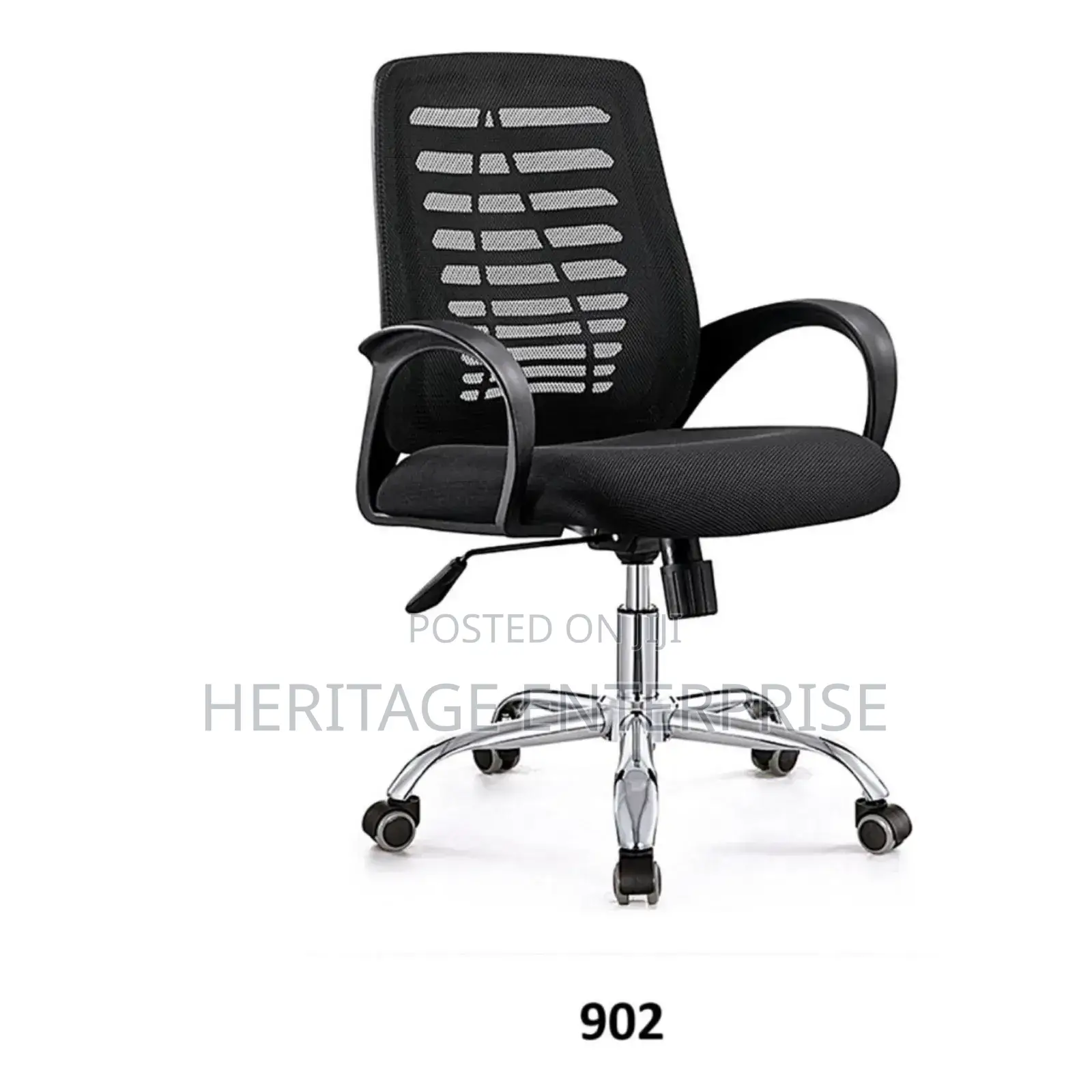 Office Chair Mid Back Mesh Office Chair (Black)