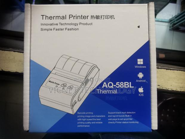 Aq-58l Portable Bluetooth Thermal Printer 58mm Size - main view