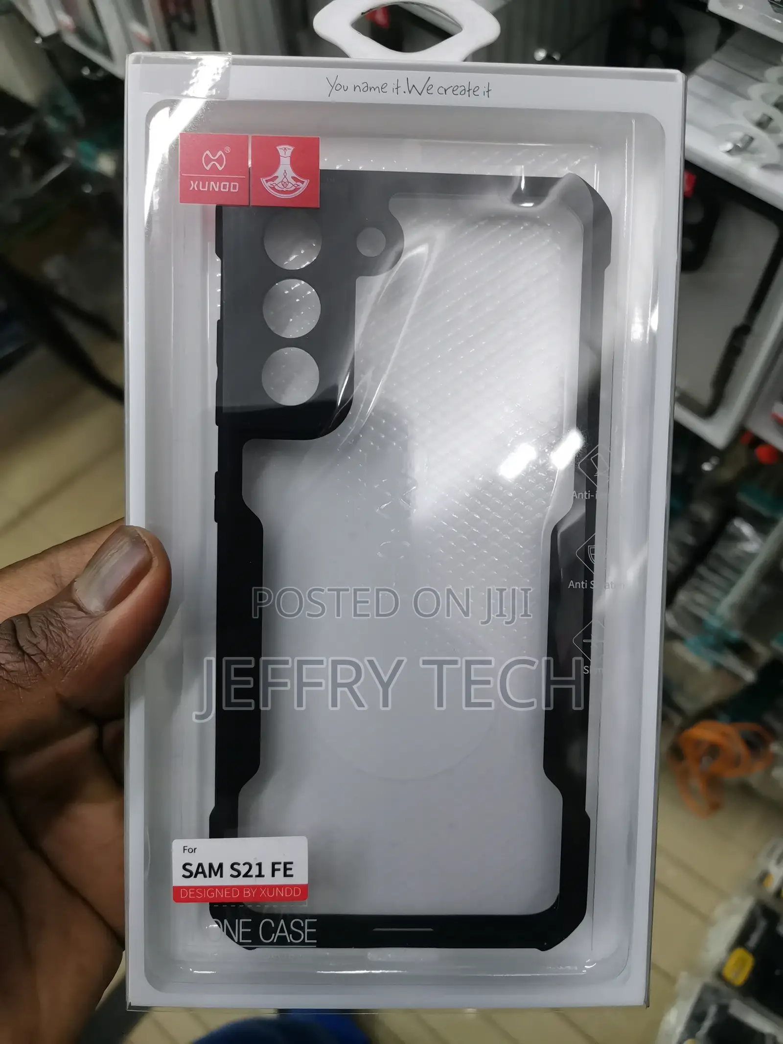 Transparent Phone Case for Samsung S21 FE Clear Bumper Aibag