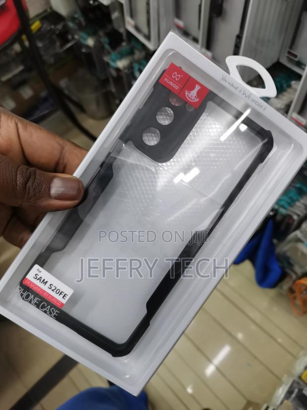 Airbag Shockproof Bumper Transparent Case for Samsungs20 FE - thumbnail 3