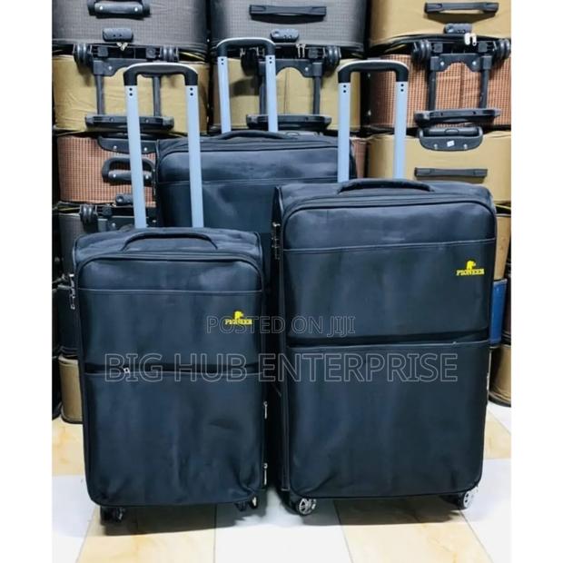 3 in 1 Fabric Laxurious Suitcase Briefcase Travel Bag - main view