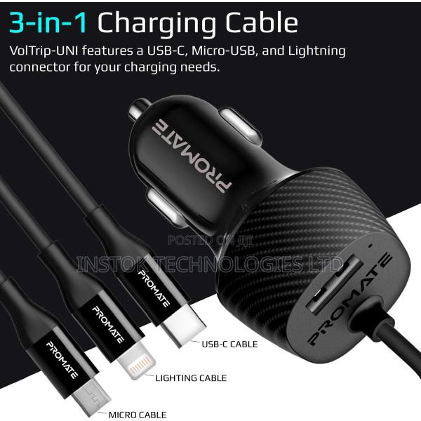 Promate Voltrip-Uni Multi-Connect Universal Car Charger - thumbnail 2