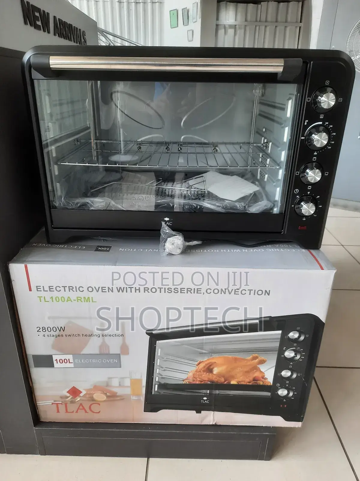 Hot Dealtlac 100L Electric Oven Conventional 2800W