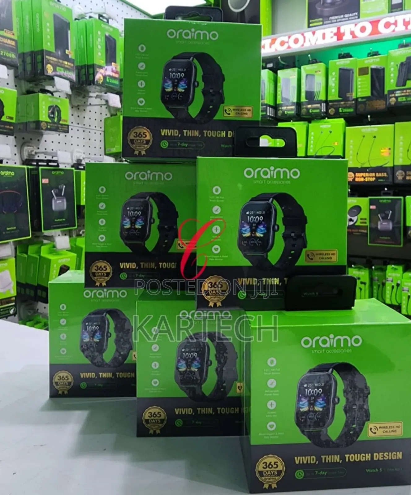 Oraimo Watch 5 OSW-805 2.01" HD Panda Glass 1ATM BT Call