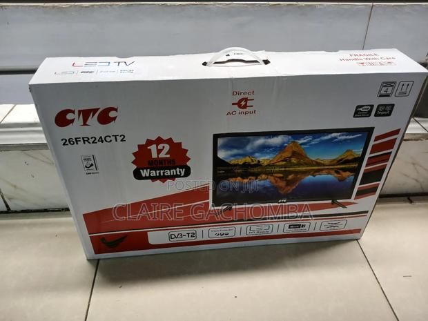 CTC 26''inches High Quality TV With Inbuilt Decorder ,Usb - thumbnail 3