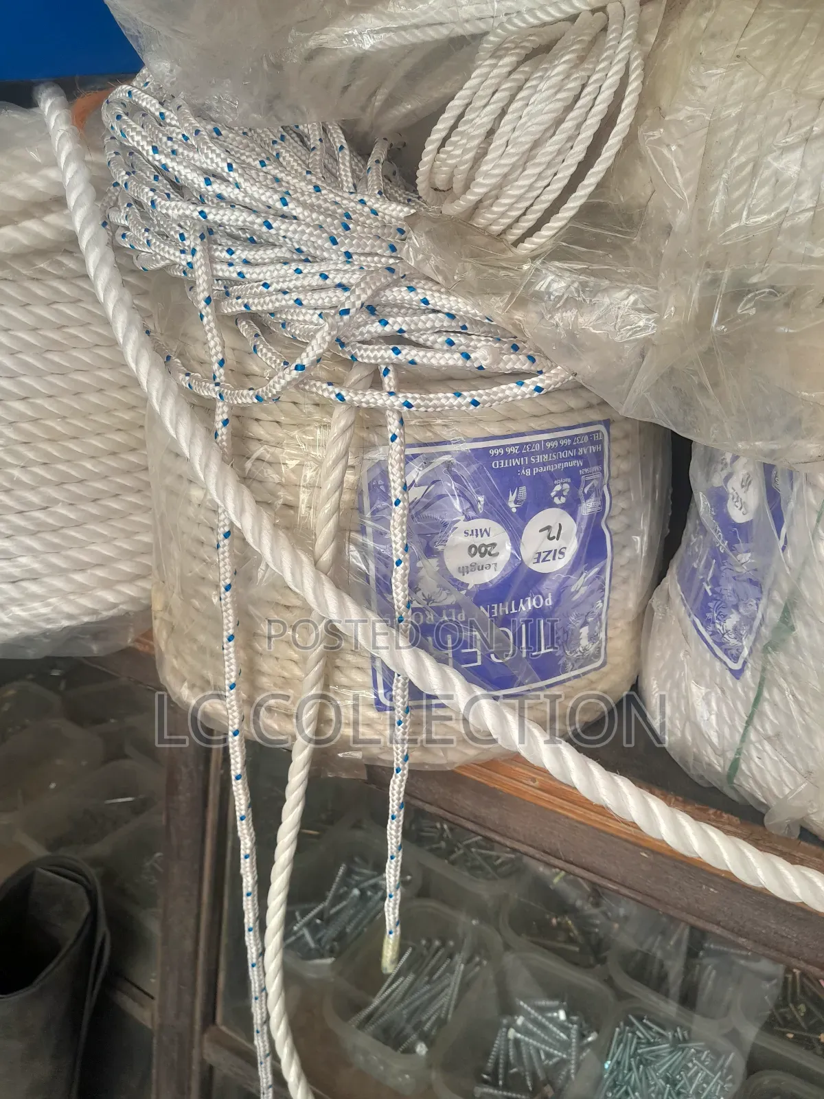 12mm×200mtrs Pure Nylon Rope