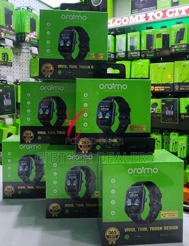 Oraimo Watch 5 OSW-805 2.01 Panda Glass BT Call Smart Watch
