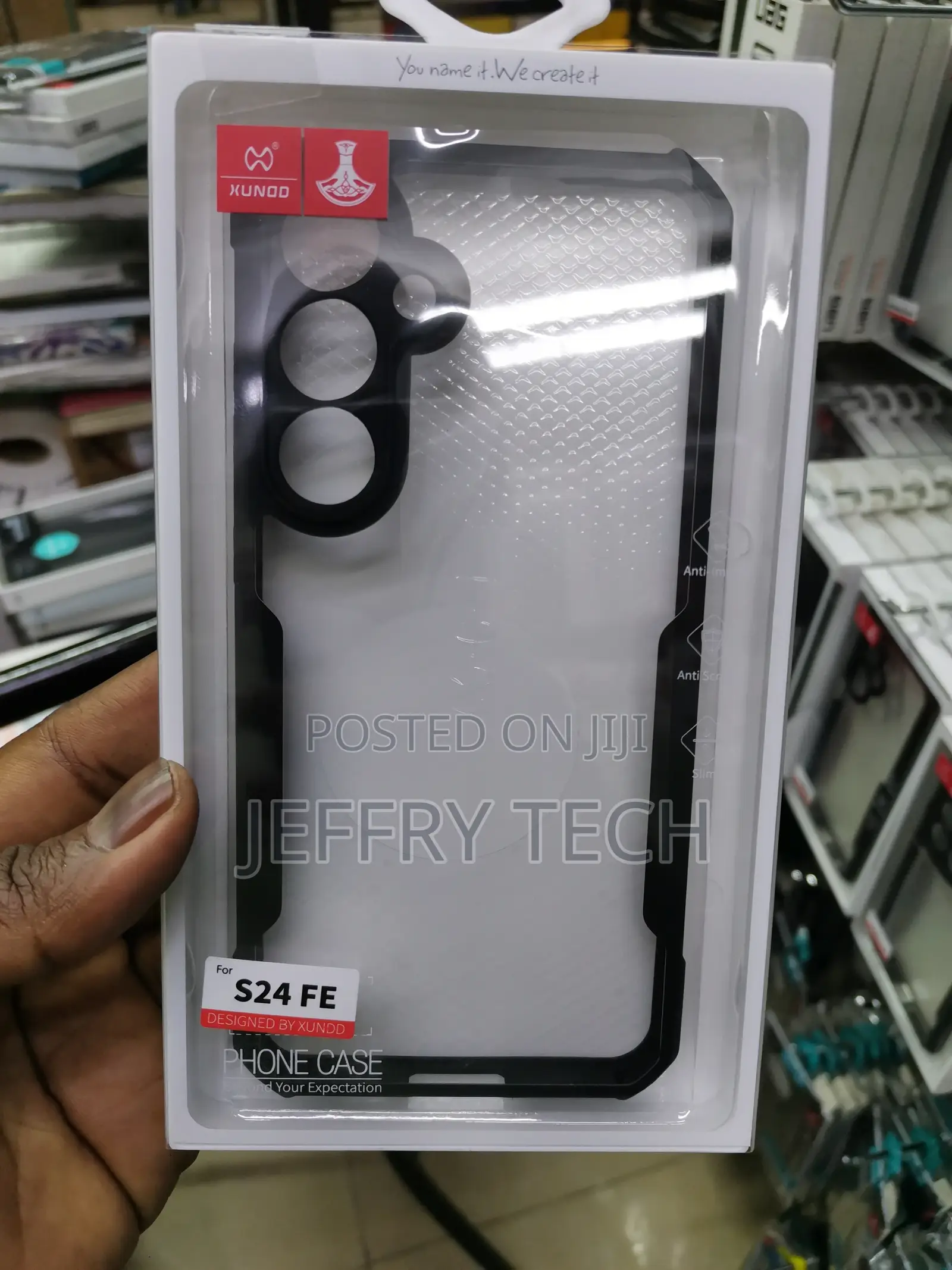 Case for Samsung S24 FE Airbag Shockproof Bumper