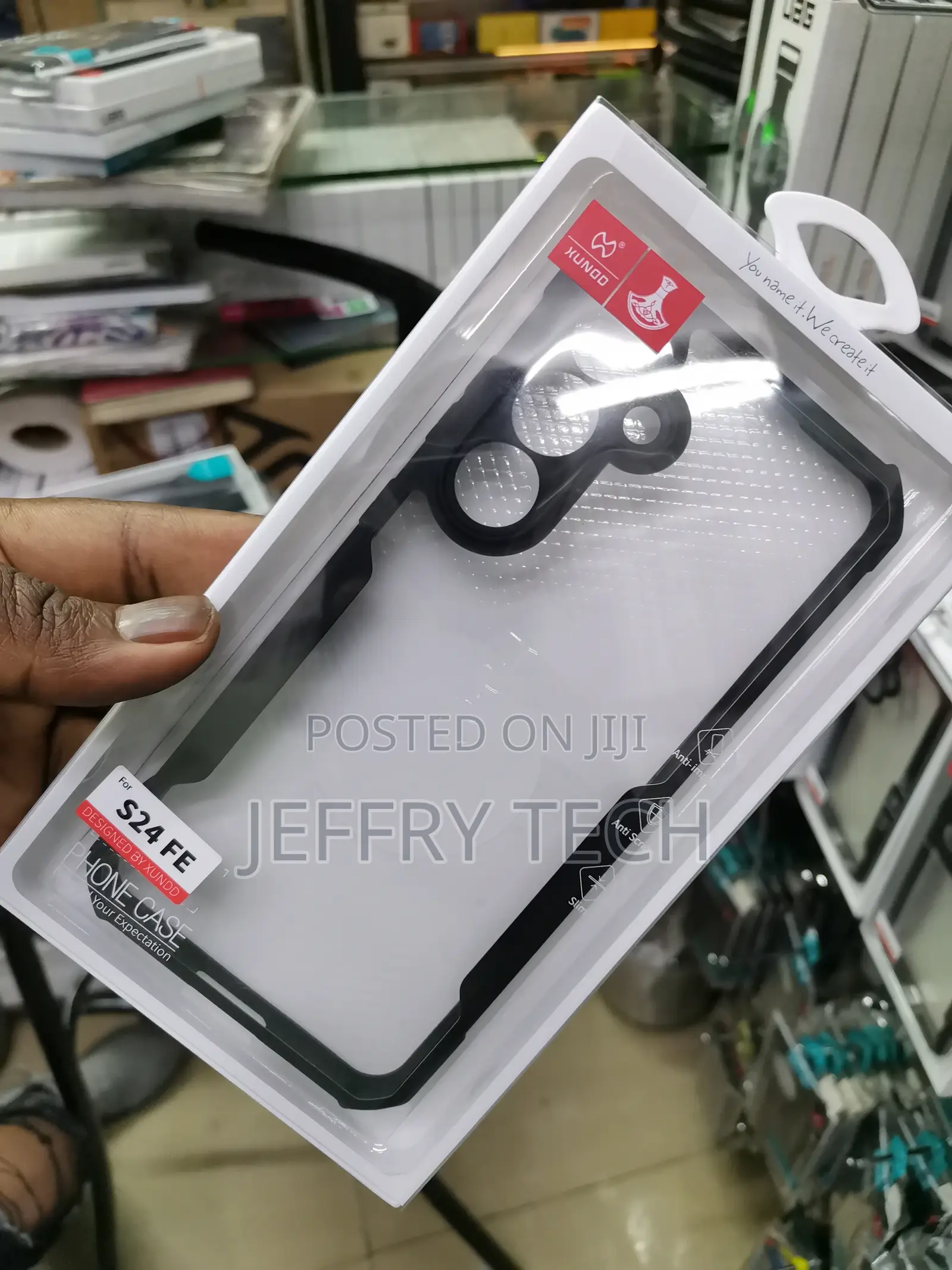 Case for Samsung S24 FE Airbag Shockproof Bumper