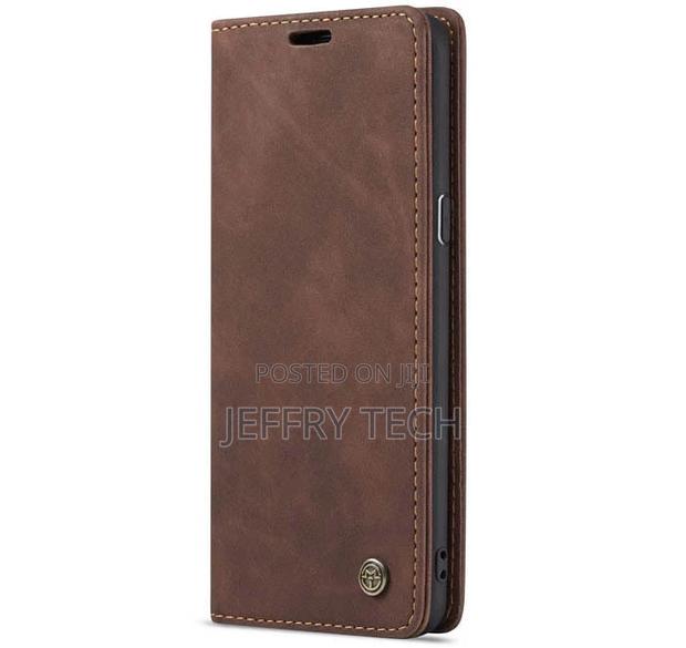 Samsung Galaxy S9 Plus Wallet Kickstand Case Coffee - thumbnail 3