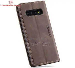 Samsung Galaxy S10 Plus Retro Wallet Kickstand Magnetic Flip