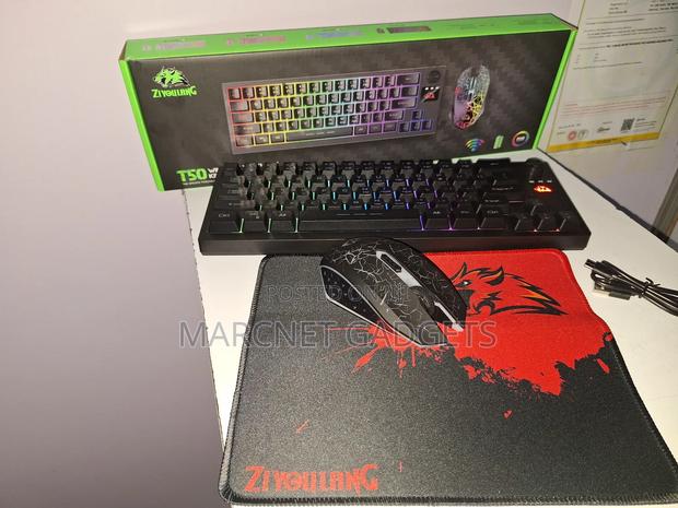 Gaming T50 Backlit Mechanical Keyboard+ Mouse & Mousepad - main view