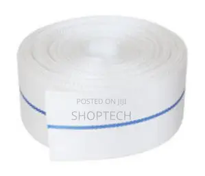 3" by 30m White Canvas Delivery Pipe 30m