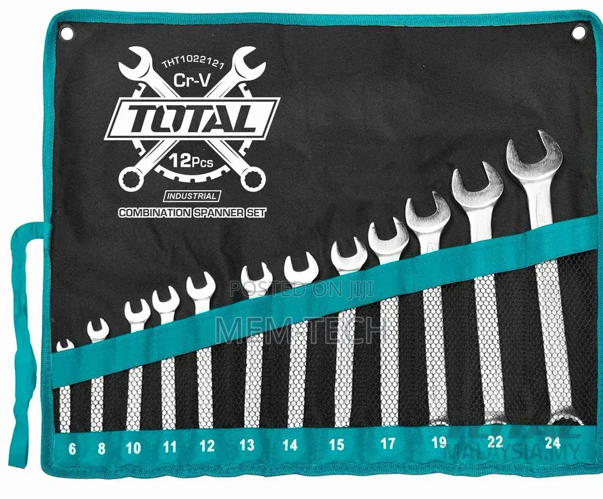 Total THTPCS Combination Spanner Set Size:6-24mm