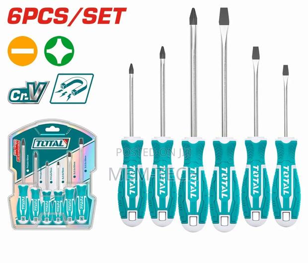 Total THT250606 6 PCS Screwdriver Set