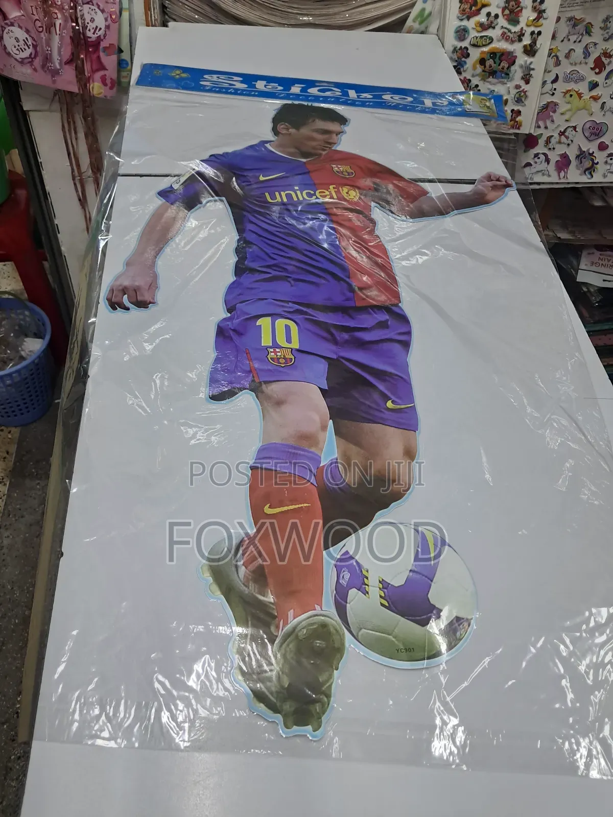 Super Star Football Players Wall Stickers
