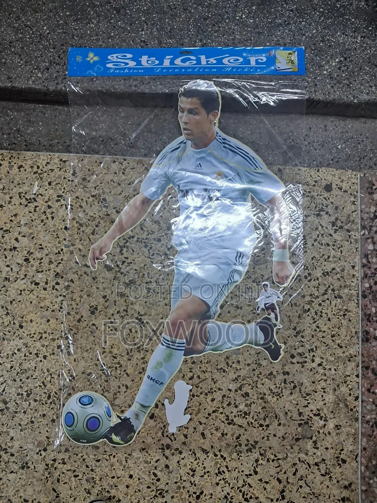 Super Star Football Players Wall Stickers