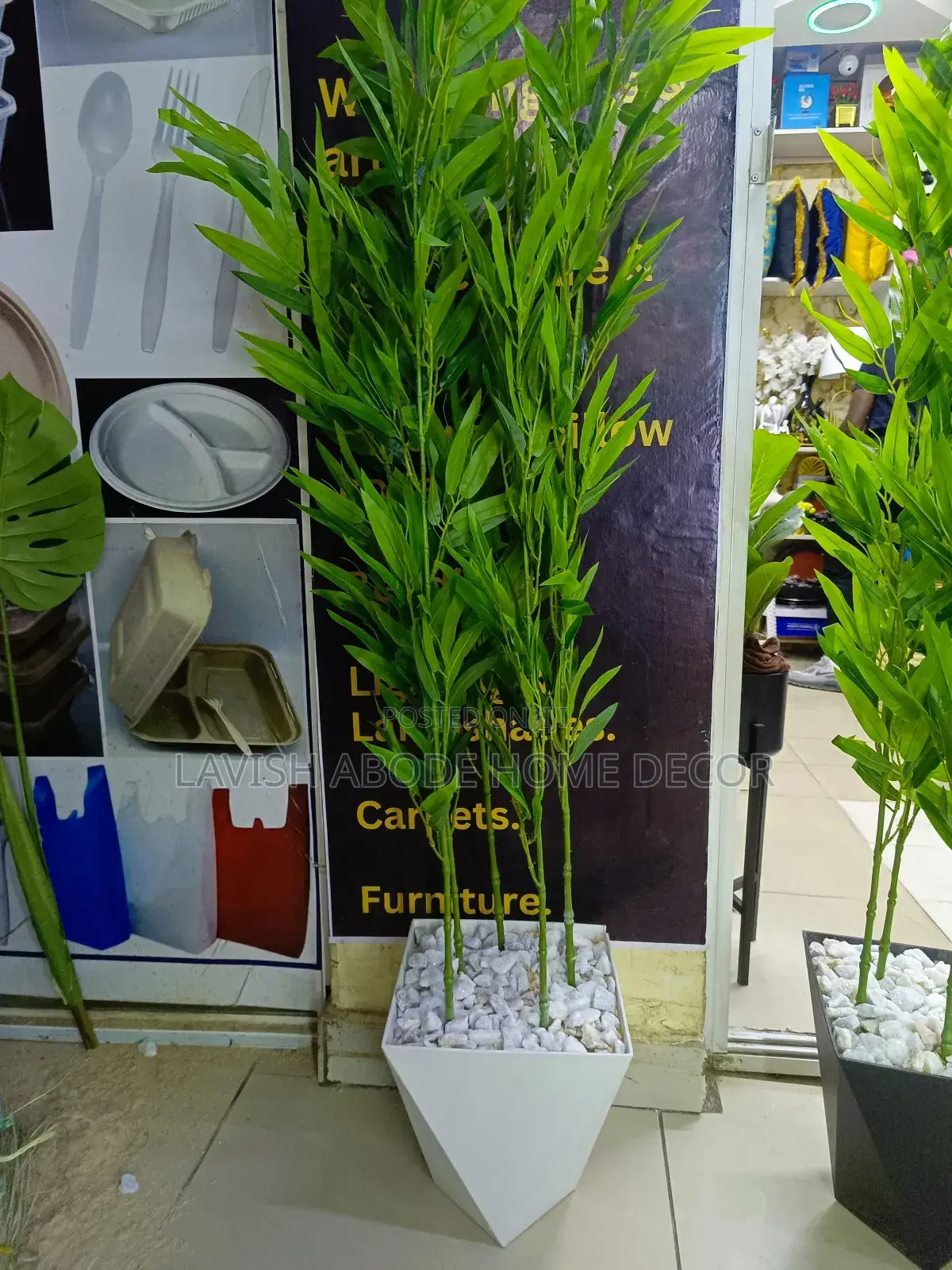 Artificial Plastic Bamboo Plant Outdoor and Indoor Plant