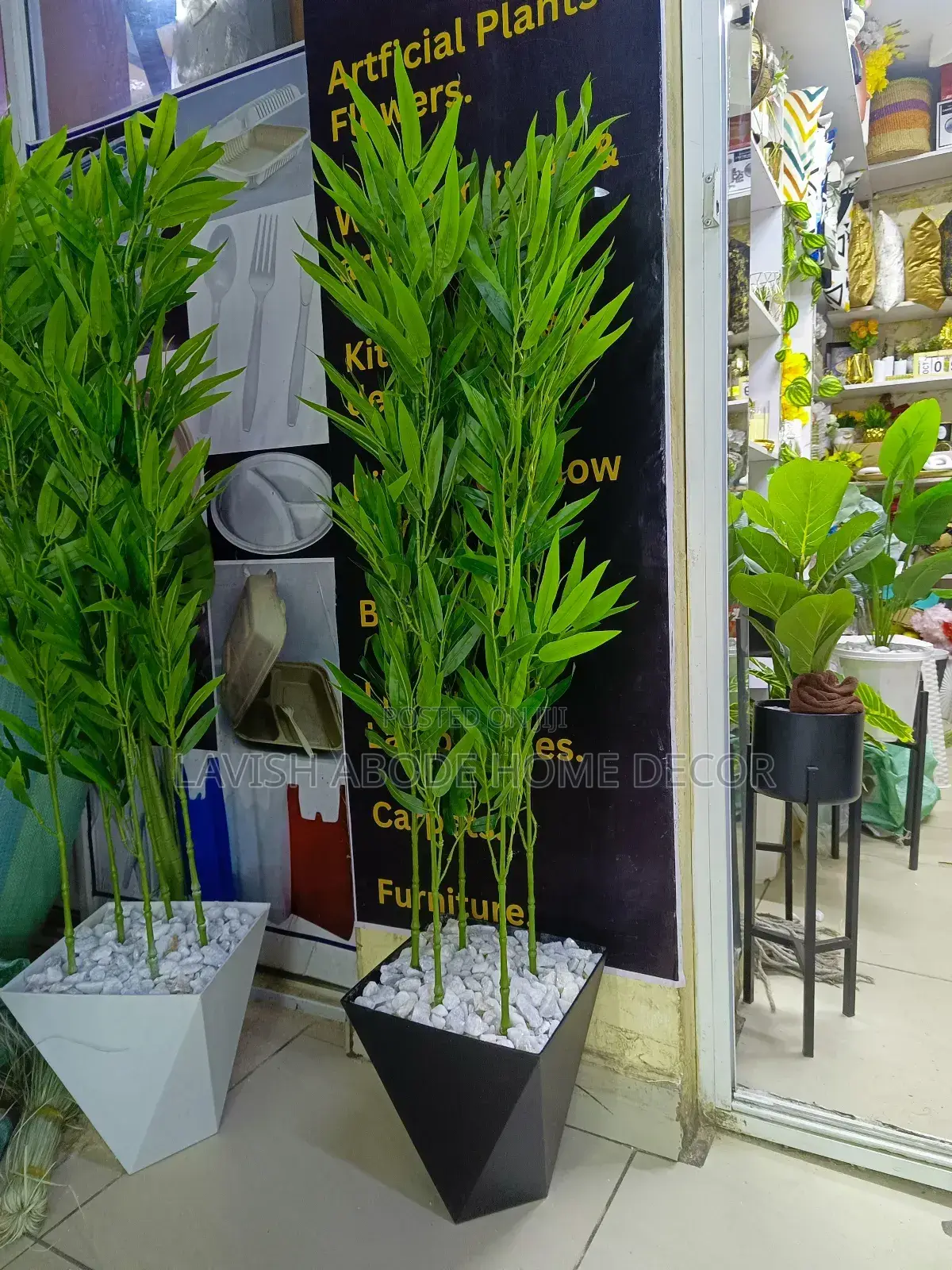Artificial Plastic Bamboo Plant Outdoor and Indoor Plant