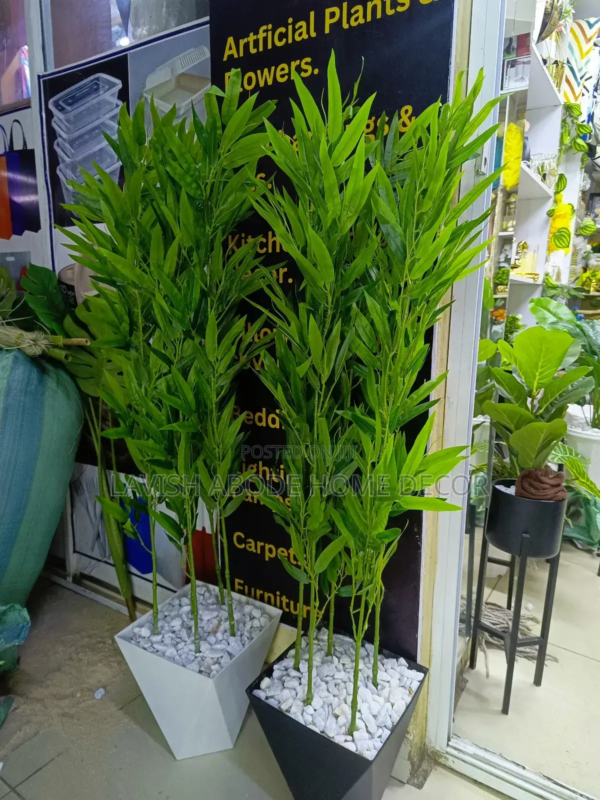 Artificial Plastic Bamboo Plant Outdoor and Indoor Plant