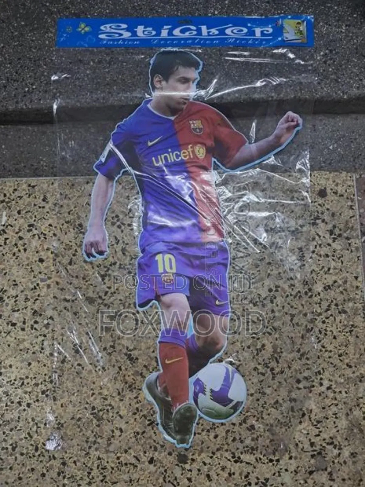 Super Star Football Players Wall Stickers