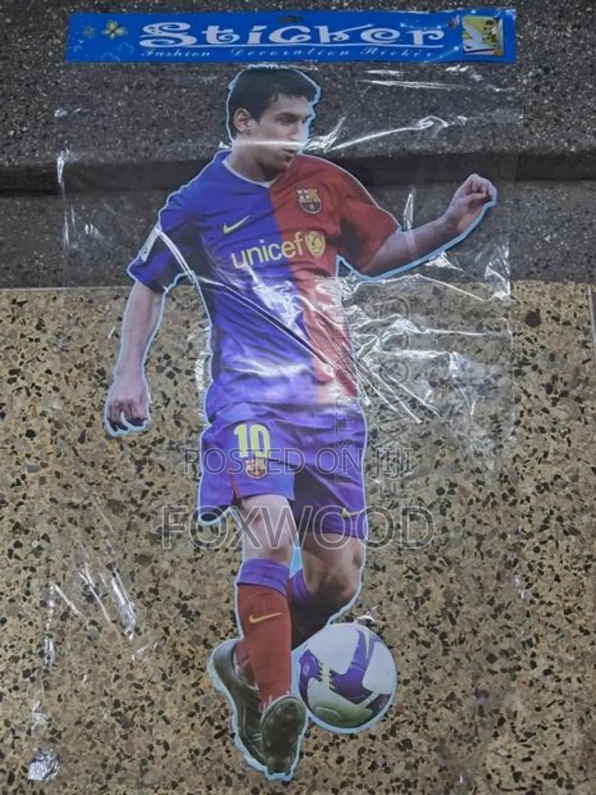 Super Star Football Players Wall Stickers