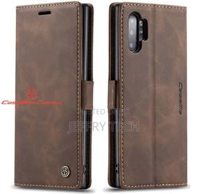 Samsung Galaxy Note 10 Plus Wallet Magnetic Stand Case Coffe - thumbnail 2