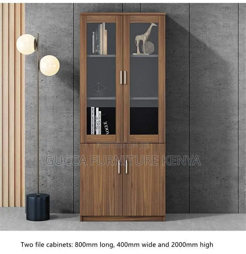 Cabinets: Neo Front 2-Door Wooden File Cabinet
