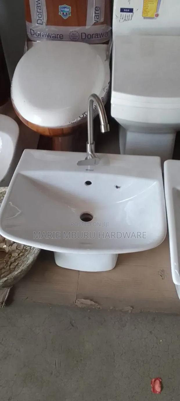 One Body, Half Pedestal Sink