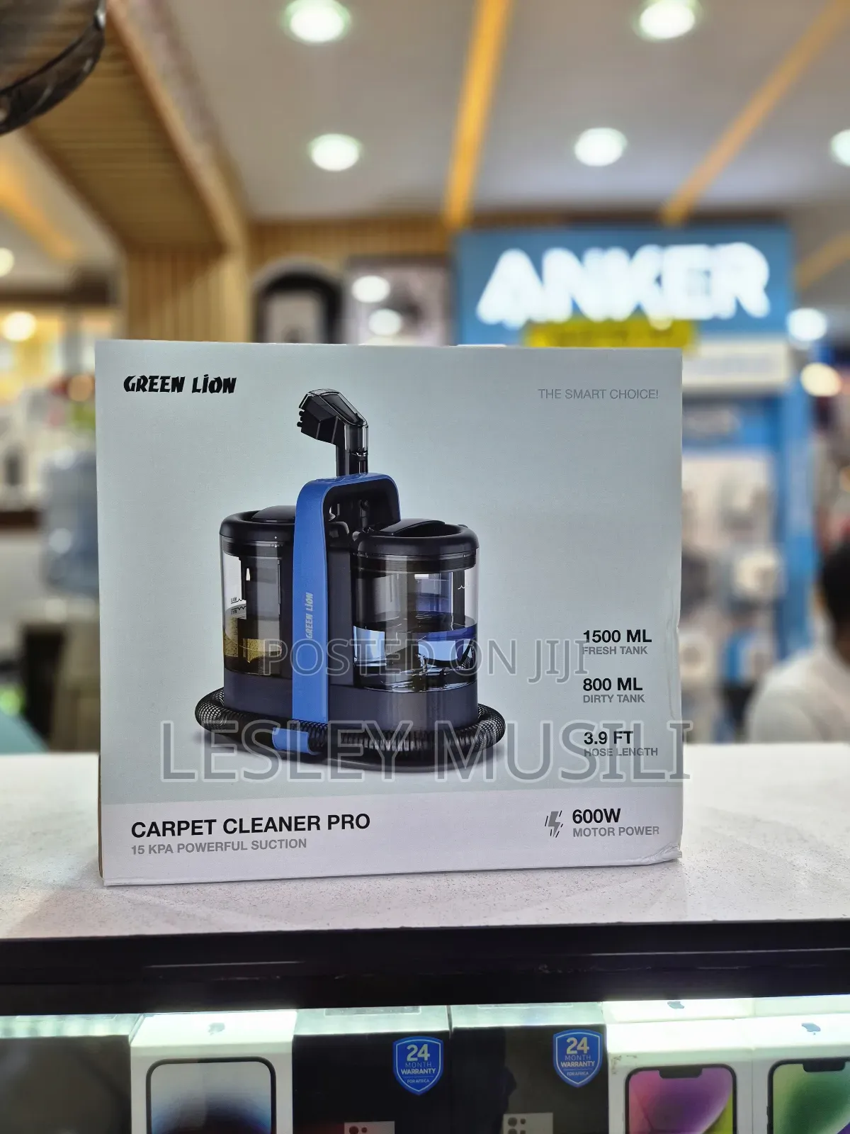 Green Lion Carpet Cleaner Pro - Blue