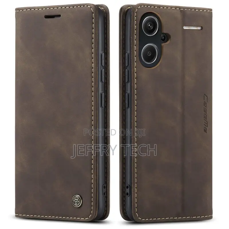 Xiaomi Redmi Note 13 Pro Plus 5G Wallet Suede Leather Case C