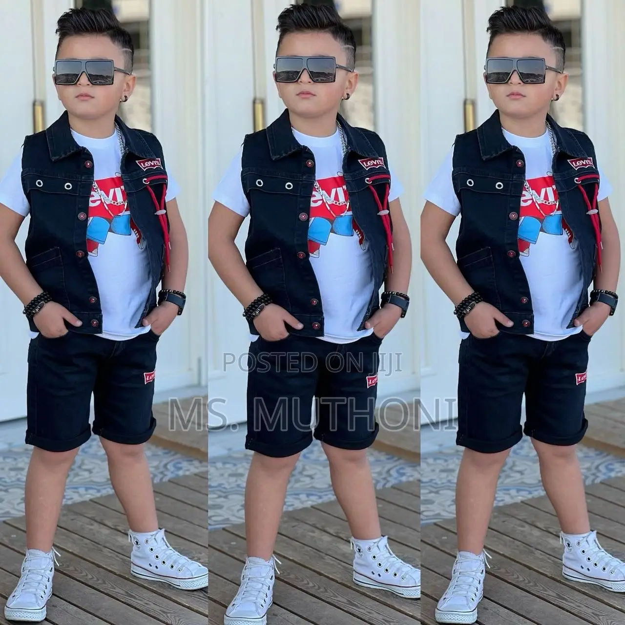 Unisex 3 Piece Denim Set 8-9yrs