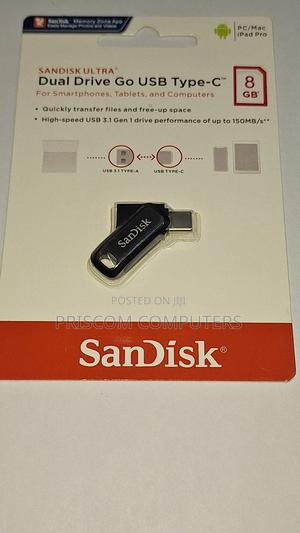 8GB Sandisk Flash Disk Drive Dual OTG USB Type C - thumbnail 2