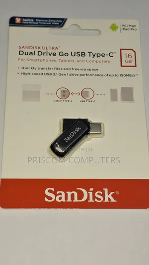 16GB Sandisk Flash Disk Drive Dual OTG USB Type C