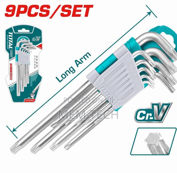 Total THT106392 9pcs Torx Key Set Material:Cr-V - main view
