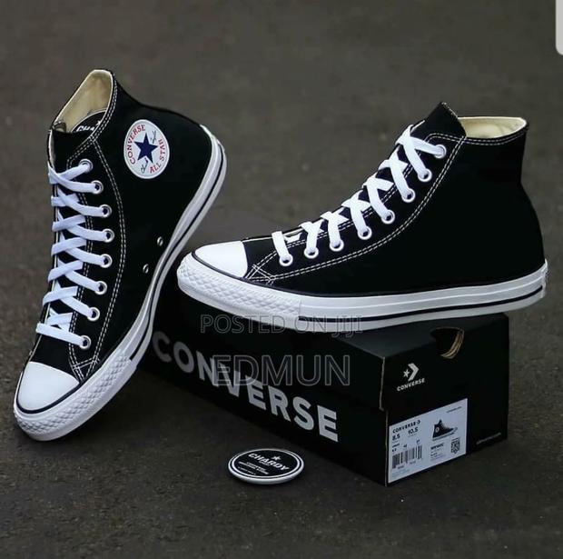 Black White High Top