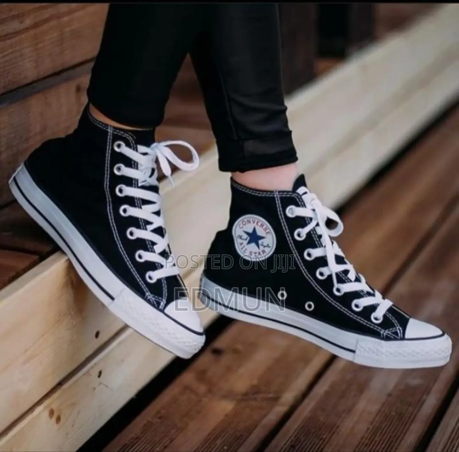 Black White High Top