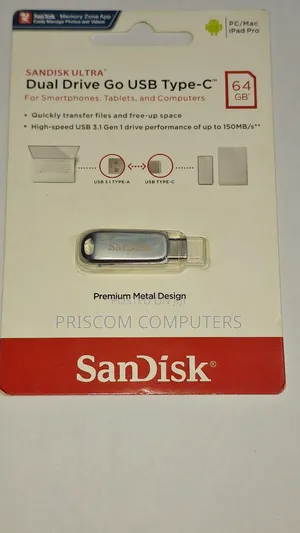 64GB Sandisk Flash Disk Drive Dual OTG USB Type C