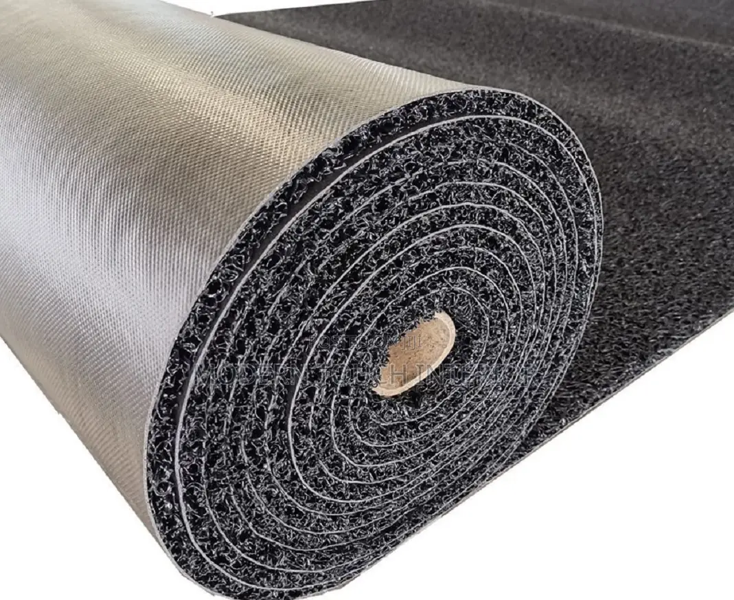 Black PVC Entrance Spaghetti Mat