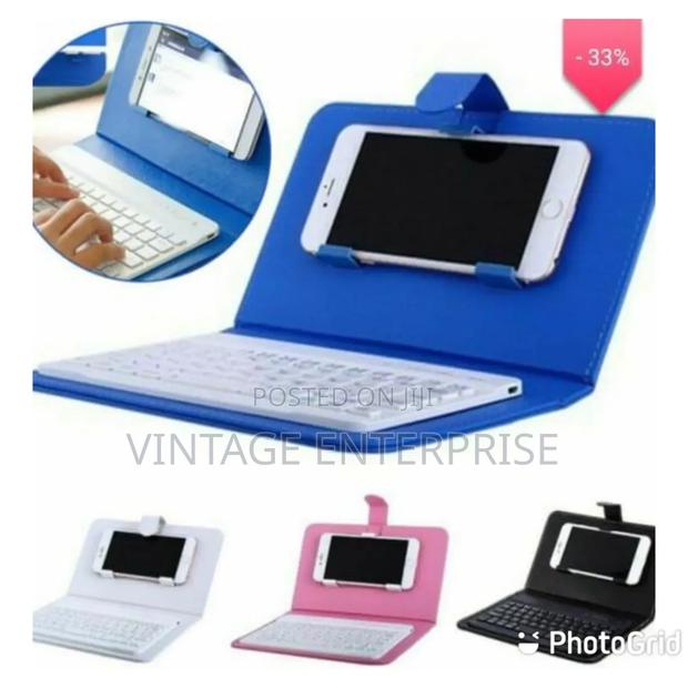 Multifunctional Bluetooth Keyboard and Leather Case Pouch
