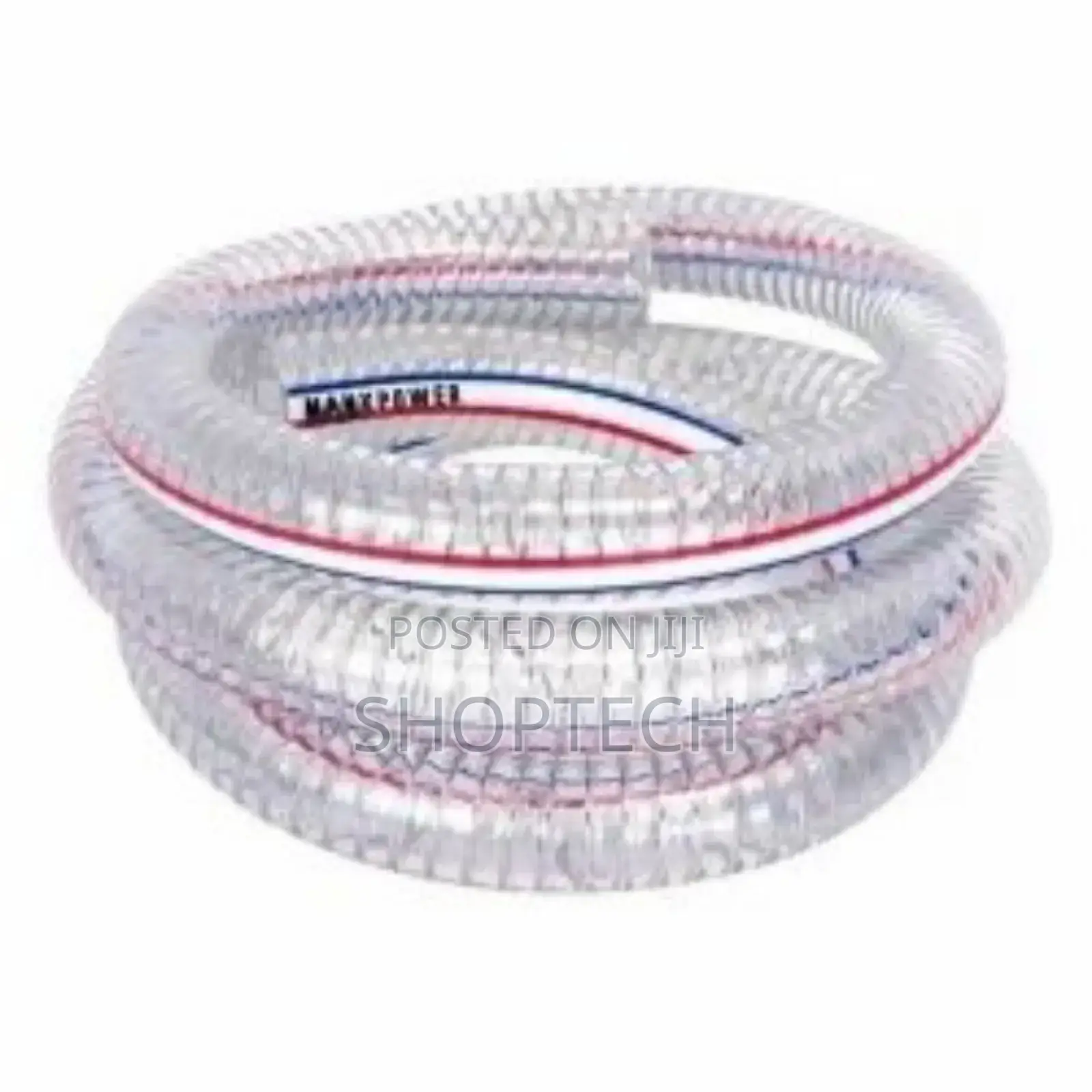 2.5" 30m Roll Suction Pipe Clear Wired