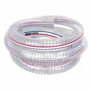 2.5" 30m Roll Suction Pipe Clear Wired