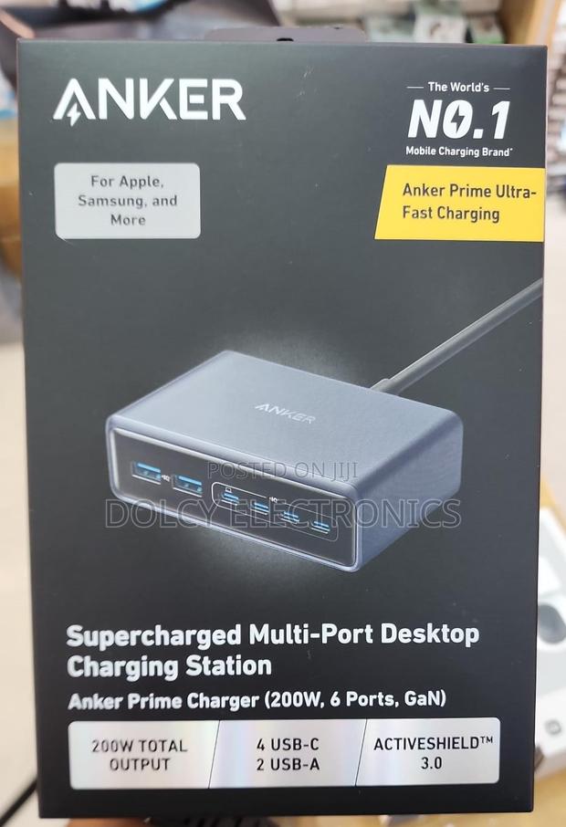 Anker Prime Charger (200w, 6 Ports, Gan) - thumbnail 2