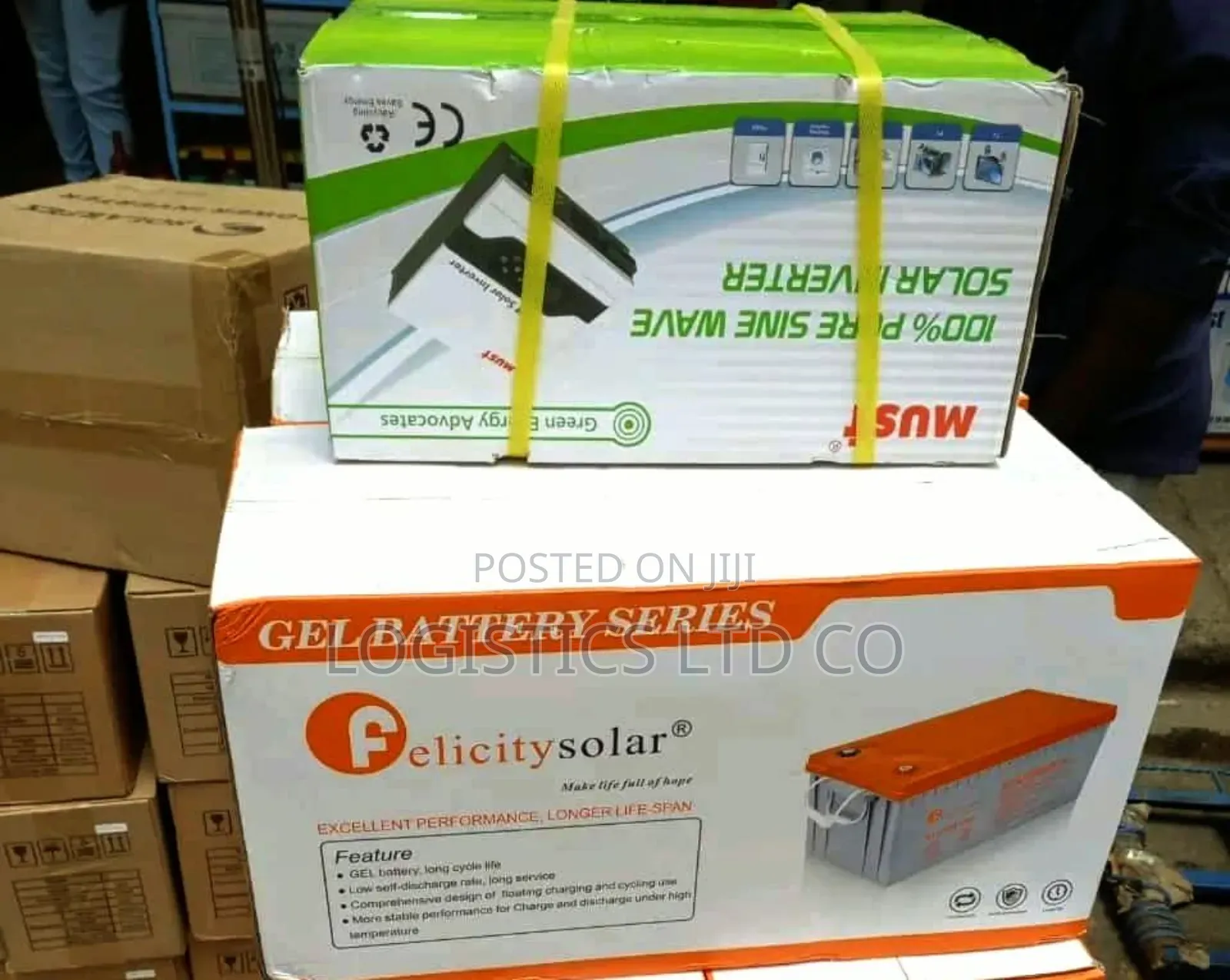 Original Felicity 200 Ah With Must 1kva Solar Inverter