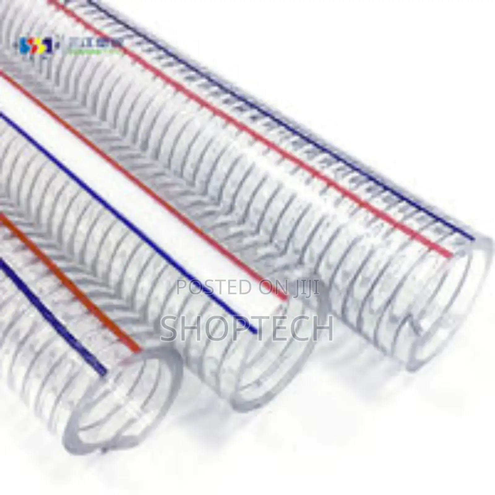 2" 12m Roll Suction Pipe Clear Wired