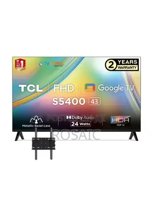 TCL 43s5400 Smart Google Tv Frameless